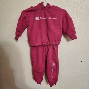 Champion Kids Pink Jogger Set